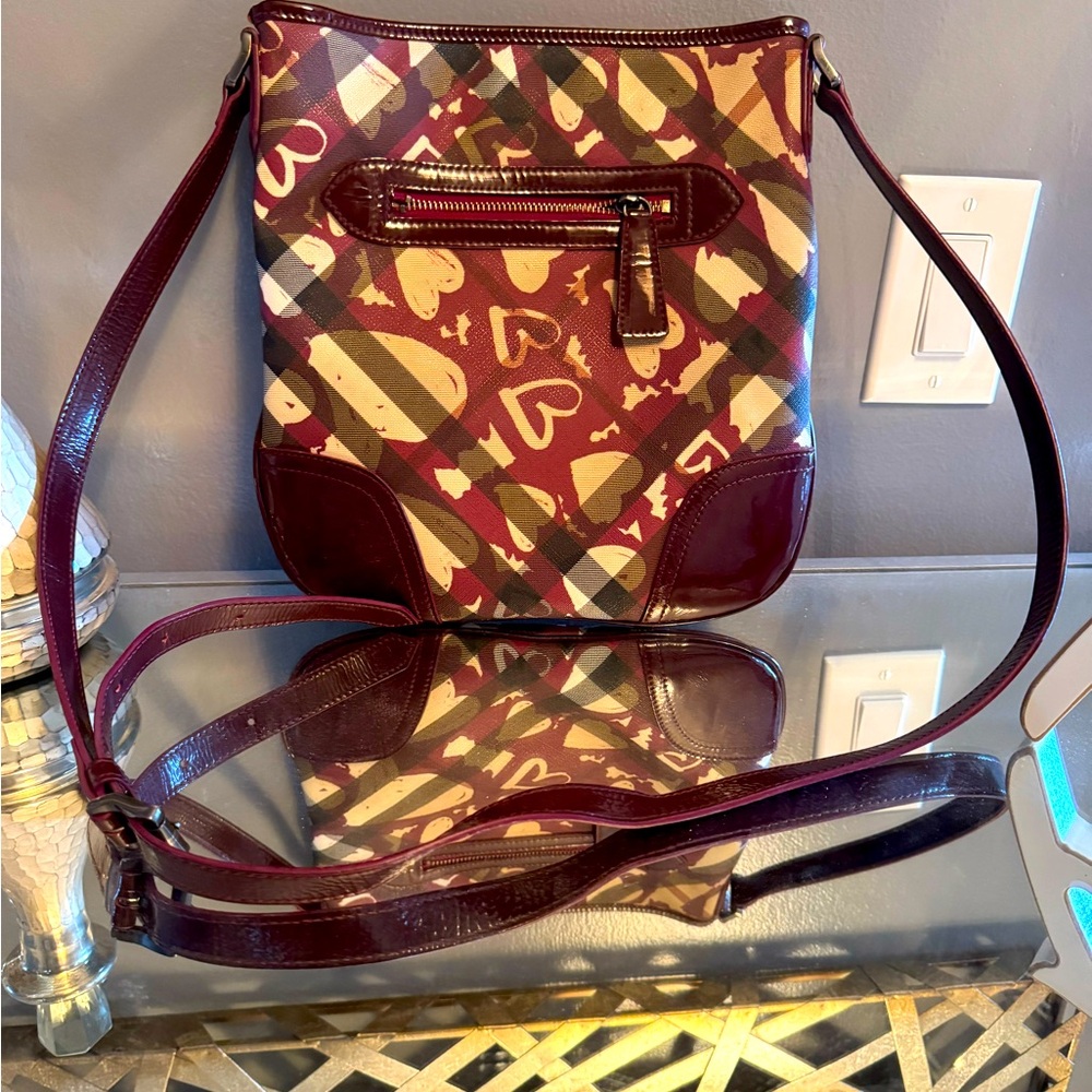 Burberry Heart Nova Check Crossbody